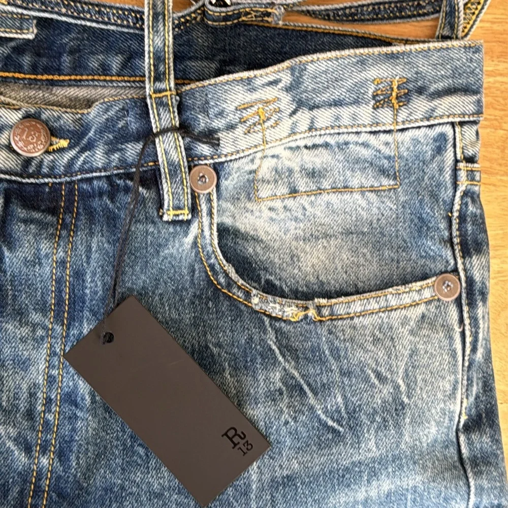 NWT R13 Ollie Straight Leg Jeans Size 26 - Picture 12 of 14